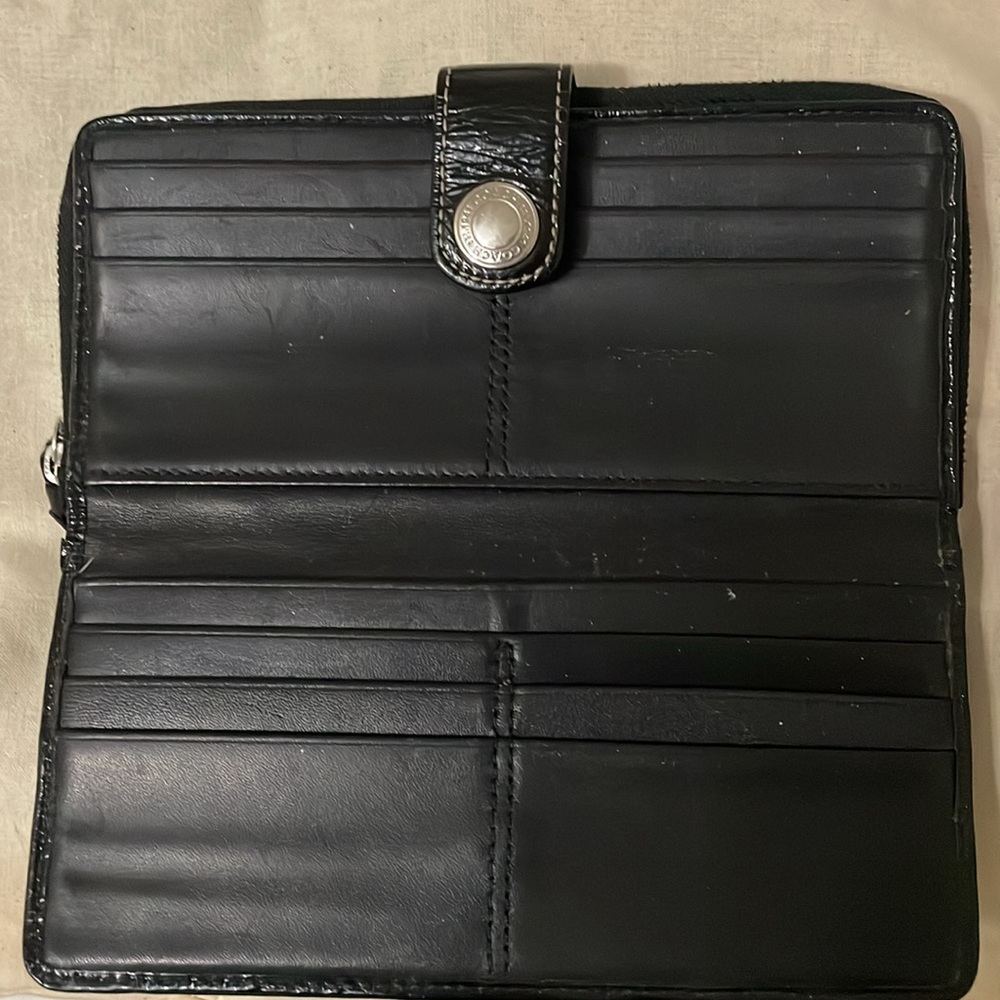 Black Coach Wallet - Picture 2 of 3
